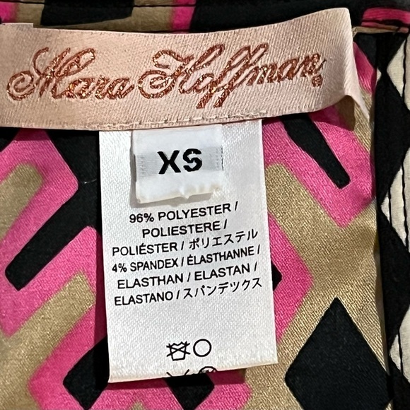 Mara Hoffman Geo Bazaar racerback tank top XS T back strappy abstract geometric - Picture 4 of 11